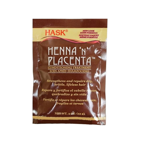HASK Henna N Placenta Conditioning Treatment, 2 oz - Galual Beauty