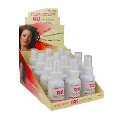 KLEANCOLOR Pro Prep & Prime Makeup Primer Spray Display Case Set 12 Pieces - MSS2262 - Galual Beauty