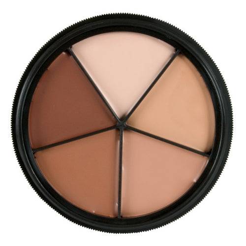 mehron Tattoo CoveRing 5 Color Palette - Five Shades of Concealer - Galual Beauty