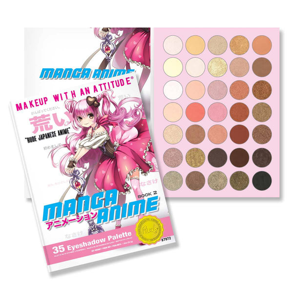 RUDE Manga Anime 35 Eyeshadow Palette - Book 2 - Galual Beauty