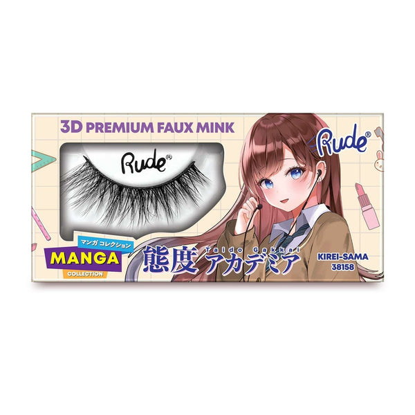 RUDE Manga 3D Faux Mink Lashes - Galual Beauty