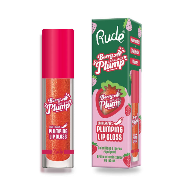 RUDE Berry Juicy Plumping Lip Gloss - Galual Beauty