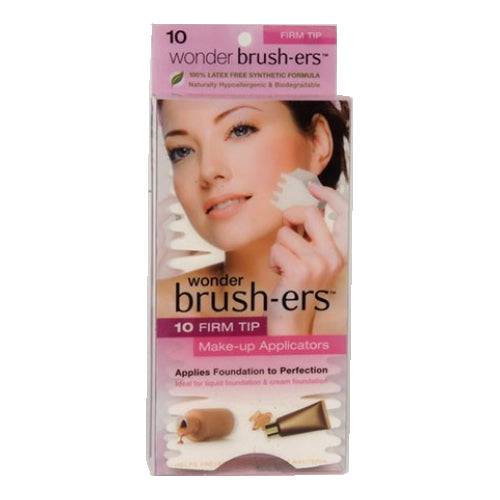 Wonder Brush-ers Make-up Applicators - 10 Firm Tip - White - Galual Beauty