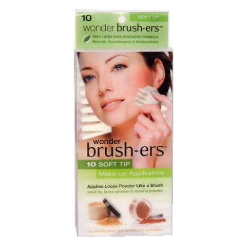 Wonder Brush-ers Make-up Applicators - 10 Soft Tip - White - Galual Beauty