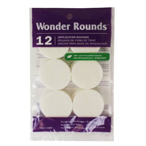 Wonder Rounds 12 Applicator Rounds - White - Galual Beauty