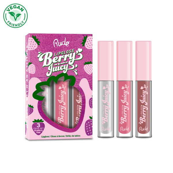 RUDE Berry Juicy Lip Gloss Set - Lip Gloss - Galual Beauty