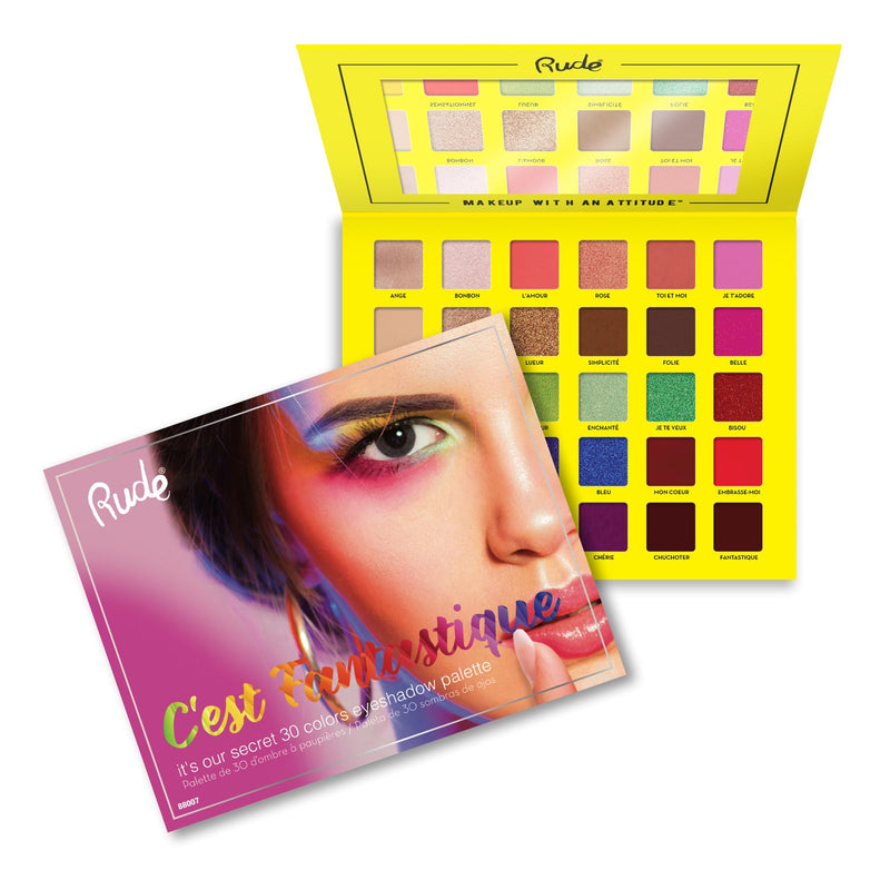 RUDE C'est Fantastique - 30 Eyeshadow Palette - Galual Beauty