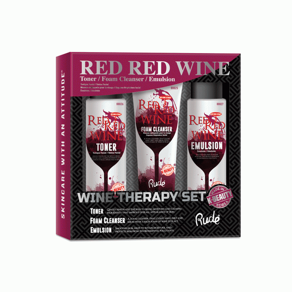 RUDE Red Red Wine Wine Therapy Set - Galual Beauty