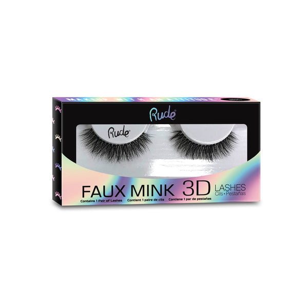 RUDE Lush - Faux Mink 3D Lashes - Accentuate - Galual Beauty