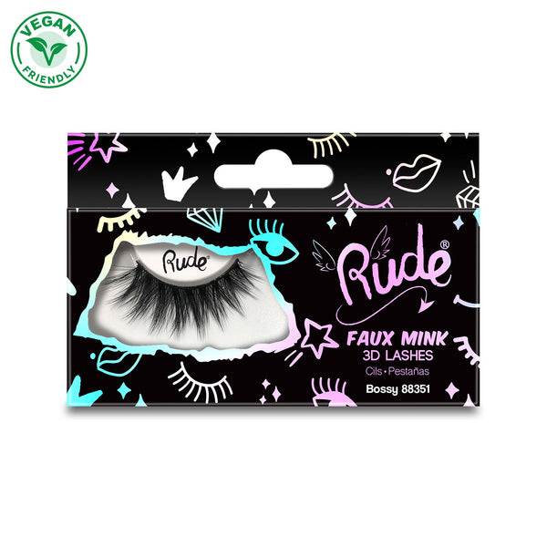 RUDE Essential Faux Mink 3D Lashes - Galual Beauty
