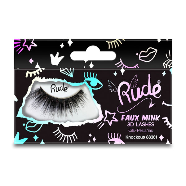 RUDE Essential Faux Mink 3D Lashes - Galual Beauty