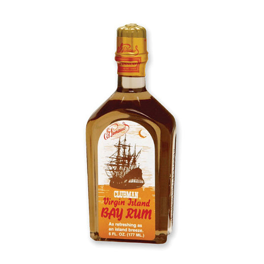 CLUBMAN Virgin Island Bay Rum, 12 oz - Galual Beauty