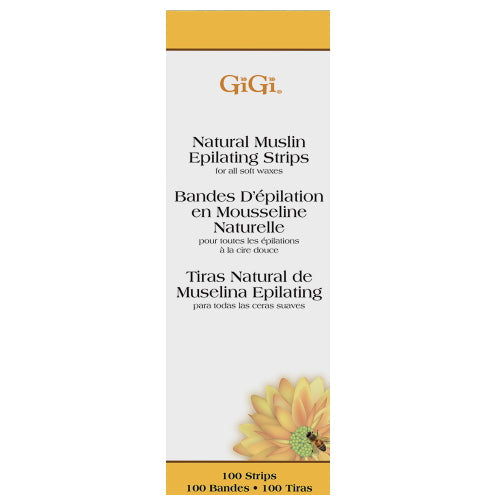 GIGI Natural Muslin Epilating Strips (Small) - GG0600 - Galual Beauty