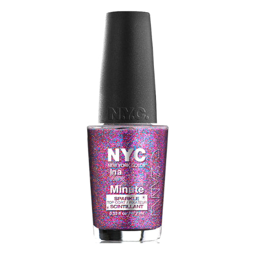 NYC In A New York Color Minute Sparkle Top Coat - Big City Dazzle - Galual Beauty