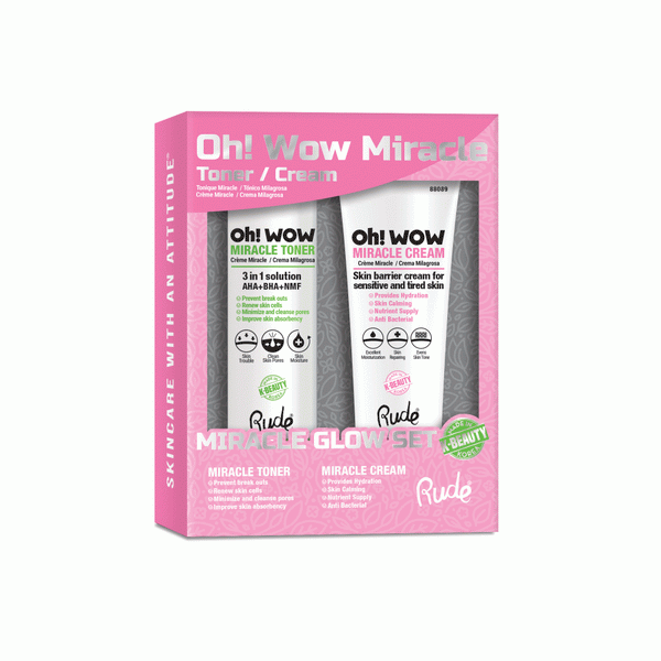 RUDE Oh Wow! Miracle Miracle Glow Set - Galual Beauty