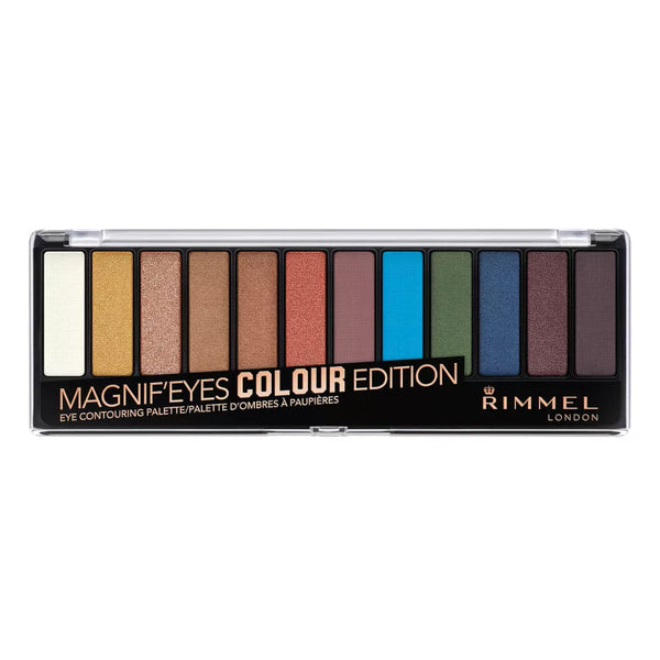 RIMMEL LONDON Magnif'eyes Eyeshadow Palette - Colour Edition - Galual Beauty