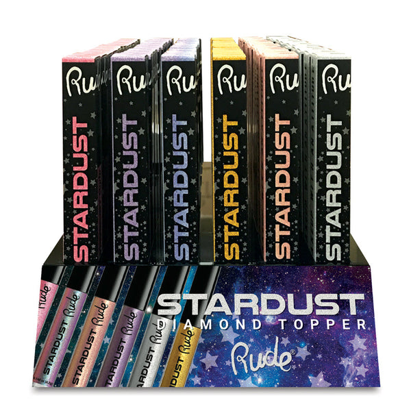 RUDE Stardust Diamond Topper Acrylic Display Set, 72 Pieces - Galual Beauty