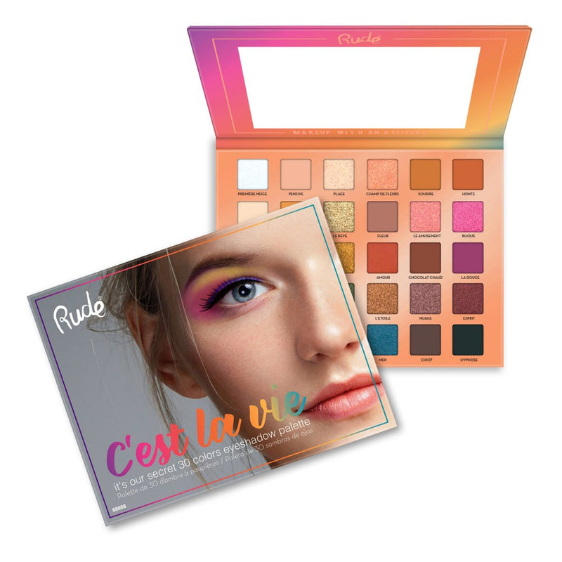 RUDE C'est La Vie - 30 Eyeshadow Palette - Galual Beauty