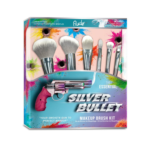 RUDE Silver Bullet Makeup Brush Kit - Galual Beauty