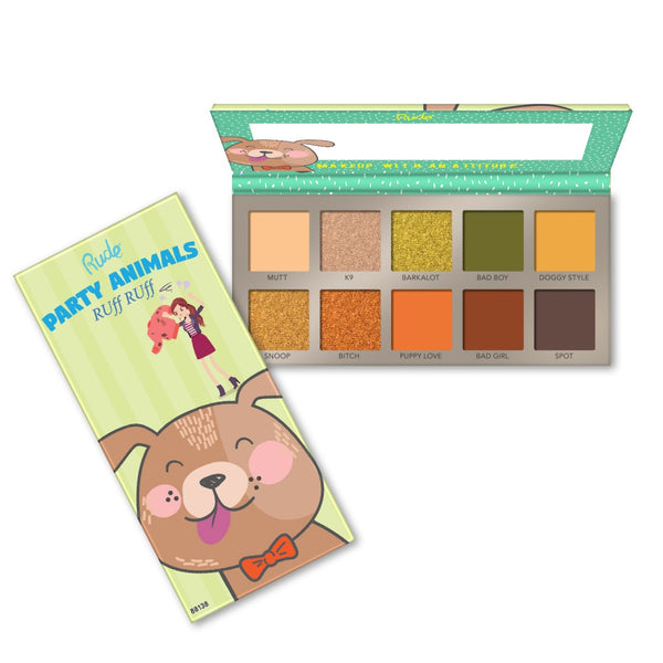 RUDE Party Animals 10 Eyeshadow Palette - Galual Beauty