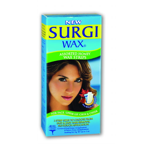 SURGI WAX Assorted Honey Facial Wax Strips - SG82516 - Galual Beauty
