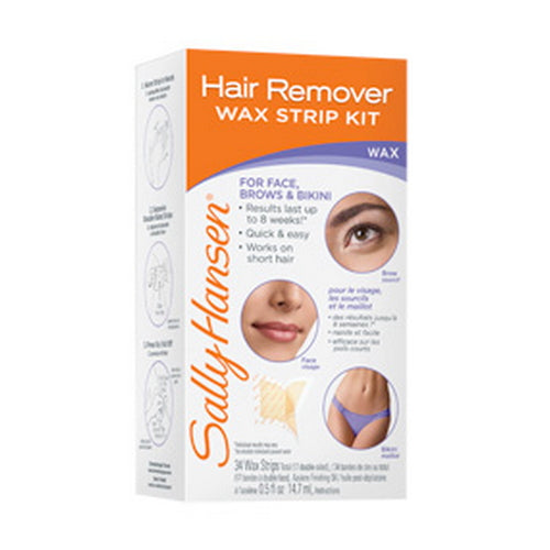 SALLY HANSEN Hair Remover Wax Strip Kit for Face - SH2035 (NOF) - Galual Beauty