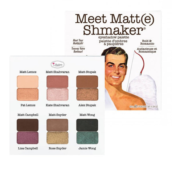 theBalm Meet Matt(e) Shmaker Eyeshadow Palette - Galual Beauty