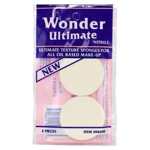 Wonder Ultimate Texture Sponges For All Oil Based Make-Up Round - 2 Pieces - Galual Beauty