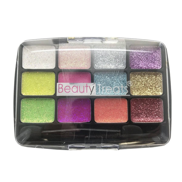 BEAUTY TREATS 12 Colors Glitter Palette - Galual Beauty
